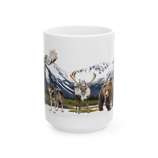 Big 5 Wildlife Adventure Ceramic Mug | Nature Lover Gift (11oz & 15oz)