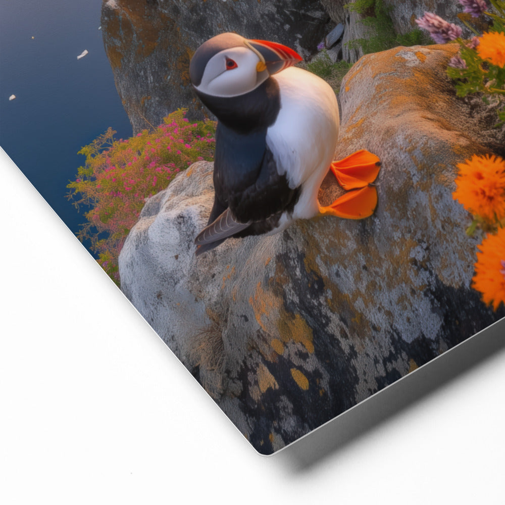 Puffin Circus Metal Wall Art Print