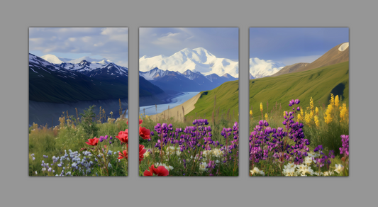 Mt. McKinley Triptych