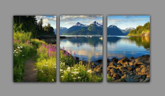 Resurrection Bay Triptych