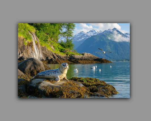 Harbor Seal in Katchemak Bay Alaska